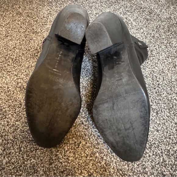 Stuart Weitzman Women’s Hipgal Leather Zip Ankle Western Booties Black Size 6.5 - Picture 9 of 10